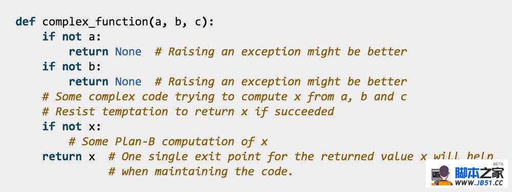 Python commenting