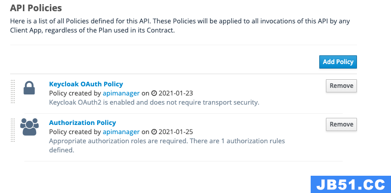 Policy Configuration