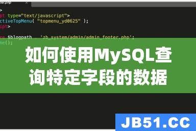 如何使用MySQL查询特定字段的数据